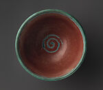 Bowl with fish, Maija Grotell (American (born Finland), Helsinki 1899–1973 Pontiac, Michigan), Stoneware, American