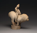Equestrian clown, Waylande Gregory (American, Baxter Springs, Kansas 1905–1971 Warren Township, New Jersey), Stoneware, American