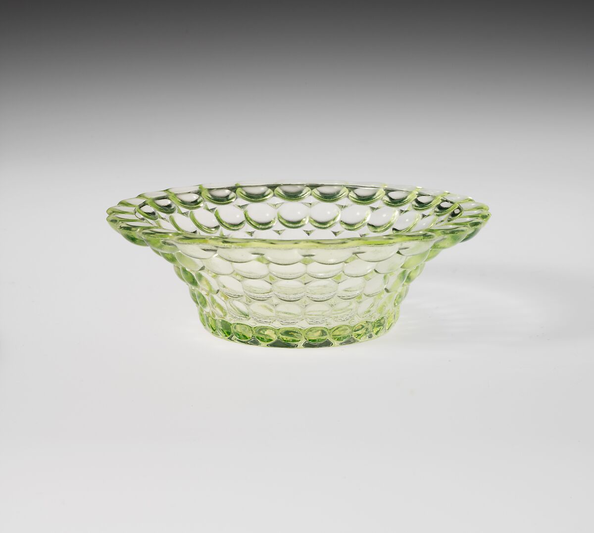 Sauce Dish, Probably Adams and Company, Pressed glass, American 
