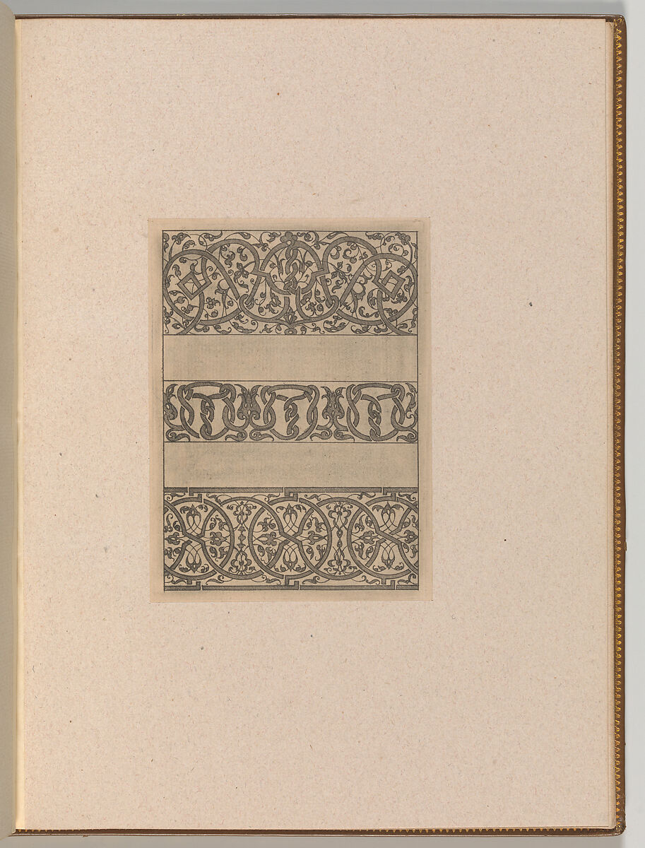 Copies after the 'Livre contenant passement de moresques' (plate 18), After Jacques Androuet Du Cerceau (French, Paris 1510/12–1585 Annecy), Etching (?) 