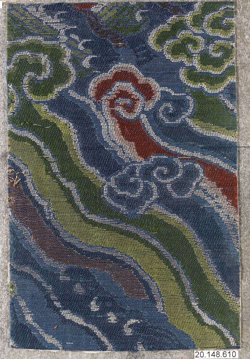 Piece, Silk / Compound weave, China 