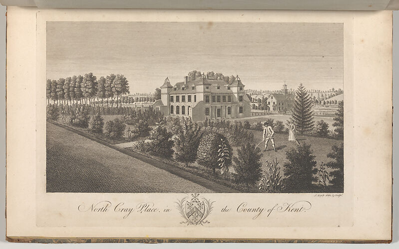 North Cray Place, in the County of Kent, from Edward Hasted's, The History and Topographical Survey of the County of Kent, vols. 1-3