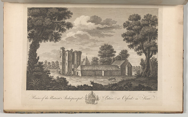 Ruins of the Ancient Archiepiscopal Palace at Otford in Kent, from Edward Hasted's, The History and Topographical Survey of the County of Kent, vols. 1-3