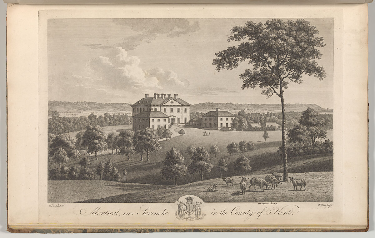 Montreal, near Sevenoke, in the County of Kent, from Edward Hasted's, The History and Topographical Survey of the County of Kent, vols. 1-3, Etched by William Watts (British, London 1752–1851 Cobham, Surrey), Etching and engraving 