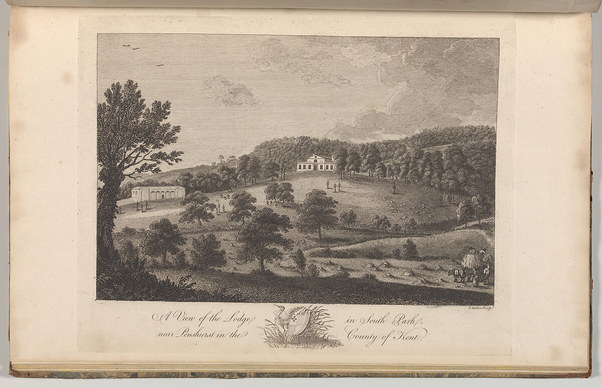 Thomas Milton | A View of the Lodge in the South Park, near Penshurst ...