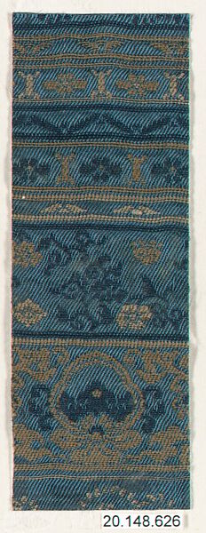 Piece, Silk / Compound weave, China 