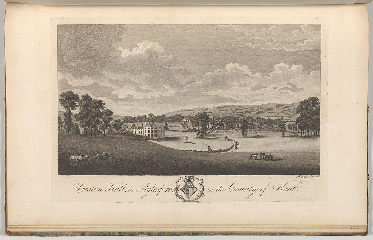 Merenorth House, in the County of Kent, from Edward Hasted's, The History and Topographical Survey of the County of Kent, vols. 1-3, Drawn and etched by Richard Bernard Godfrey (British, ca. 1728–1795 after), Etching and engraving 