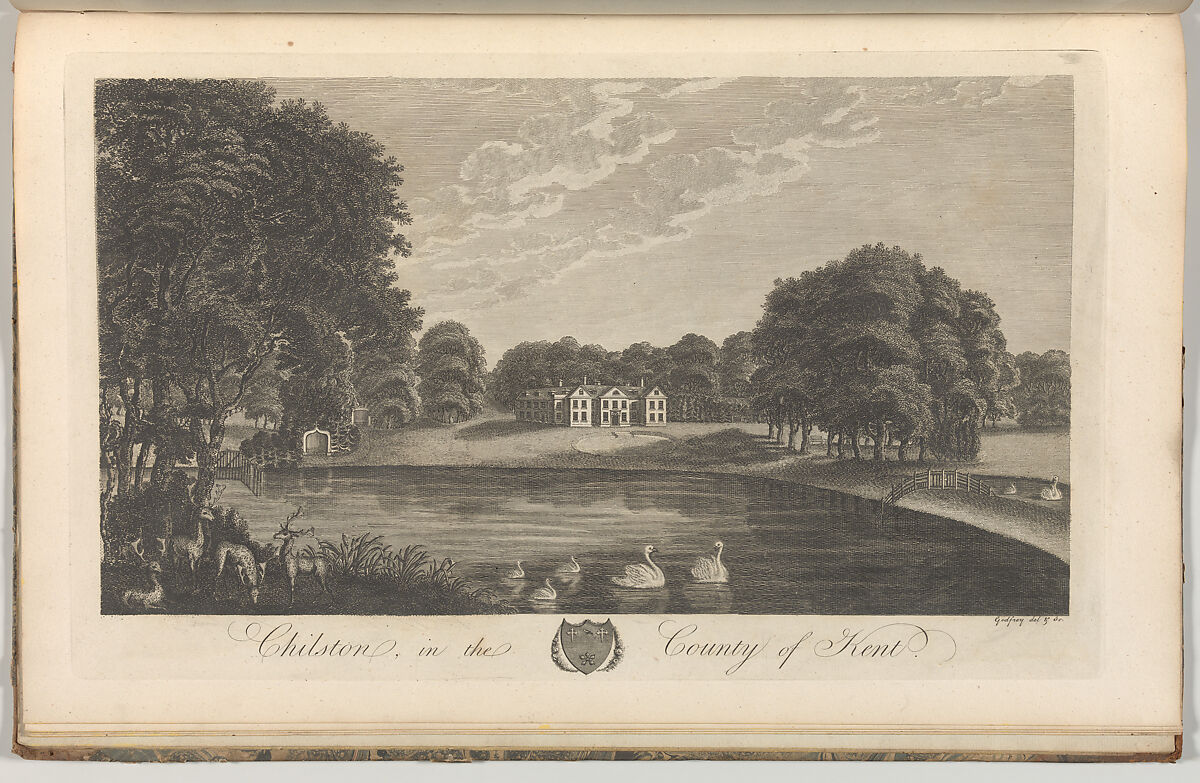 Somerhill, near Tunbridge, in the County of Kent, from Edward Hasted's, The History and Topographical Survey of the County of Kent, vols. 1-3, Drawn and etched by Richard Bernard Godfrey (British, ca. 1728–1795 after), Etching and engraving 