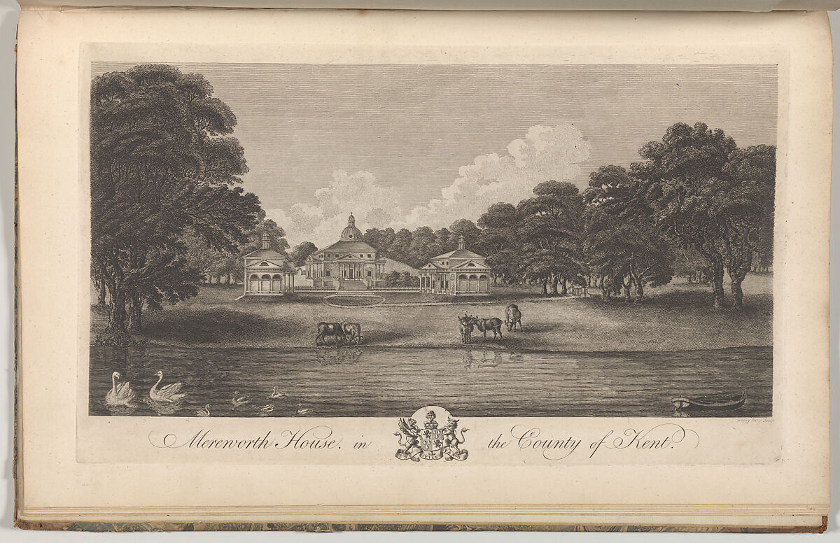 Nash Court in Boughton, in the County of Kent, from Edward Hasted's, The History and Topographical Survey of the County of Kent, vols. 1-3, Anonymous, British, 18th century, Etching and engraving 