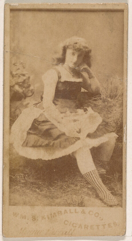 Minnie Parrott, from the Actresses series (N203) issued by Wm. S. Kimball & Co., Issued by William S. Kimball &amp; Company, Commercial color lithograph 