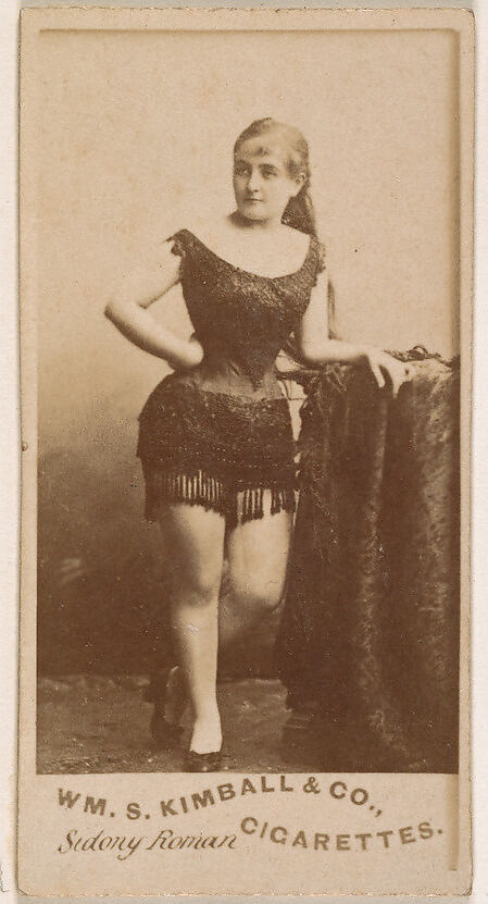 Sidony Roman, from the Actresses series (N203) issued by Wm. S. Kimball & Co., Issued by William S. Kimball &amp; Company, Commercial color lithograph 