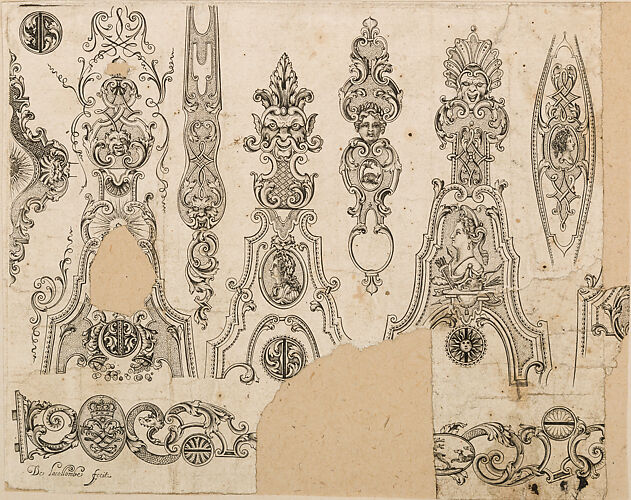 Plate Three from Nouveavx Desseins D'Arquebvseries