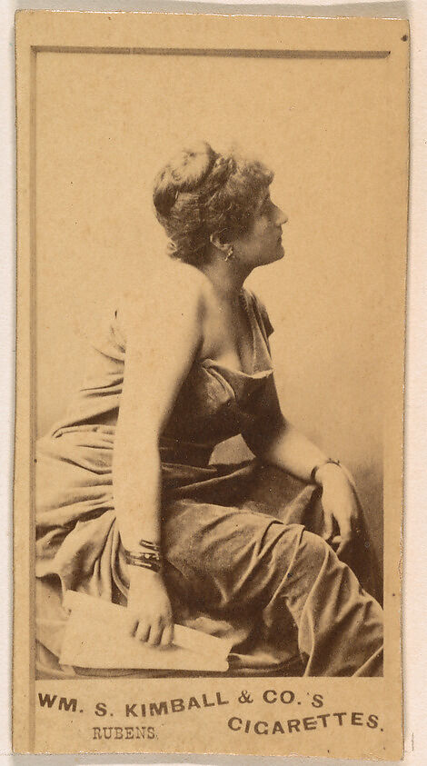 Miss Rubens, from the Actresses series (N203) issued by Wm. S. Kimball & Co., Issued by William S. Kimball &amp; Company, Commercial color lithograph 