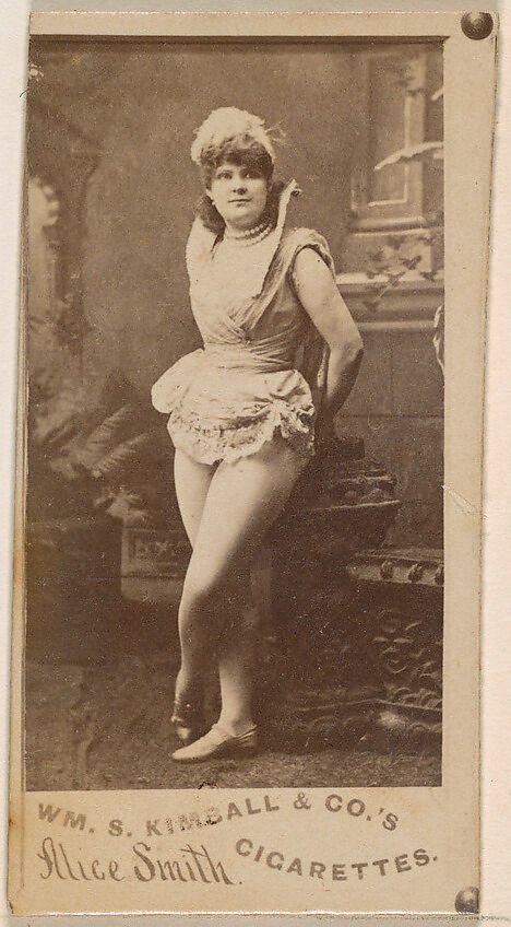 Alice Smith, from the Actresses series (N203) issued by Wm. S. Kimball & Co., Issued by William S. Kimball &amp; Company, Commercial color lithograph 