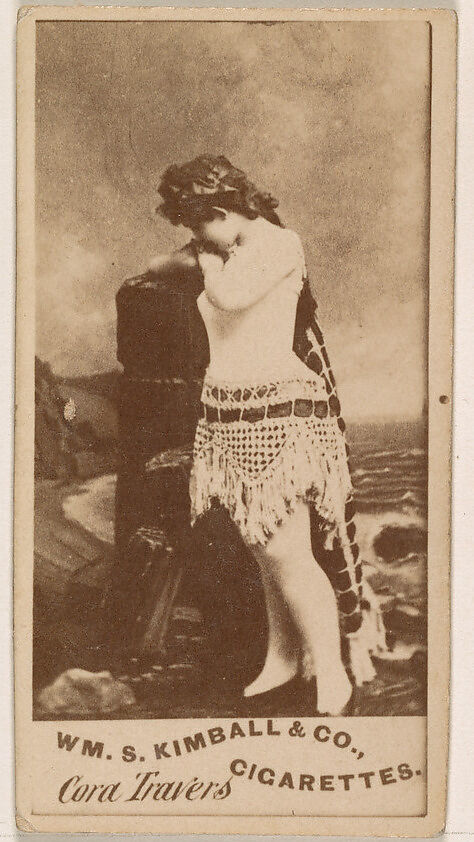 Cora Travers, from the Actresses series (N203) issued by Wm. S. Kimball & Co., Issued by William S. Kimball &amp; Company, Commercial color lithograph 