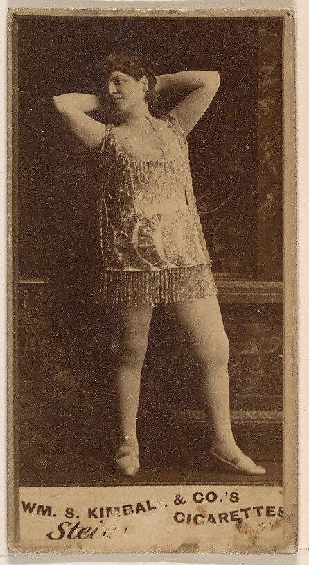 Miss Stein, from the Actresses series (N203) issued by Wm. S. Kimball & Co., Issued by William S. Kimball &amp; Company, Commercial color lithograph 