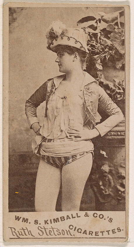 Ruth Stetson, from the Actresses series (N203) issued by Wm. S. Kimball & Co., Issued by William S. Kimball &amp; Company, Commercial color lithograph 