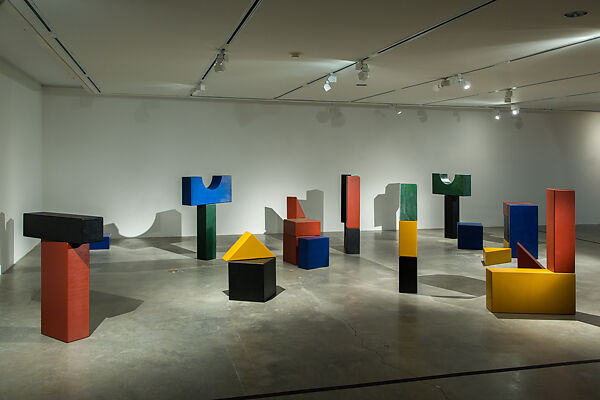 Lyautey Unit Blocks (Play), Yto Barrada (Moroccan, born Paris, France, 1971), Wood and paint