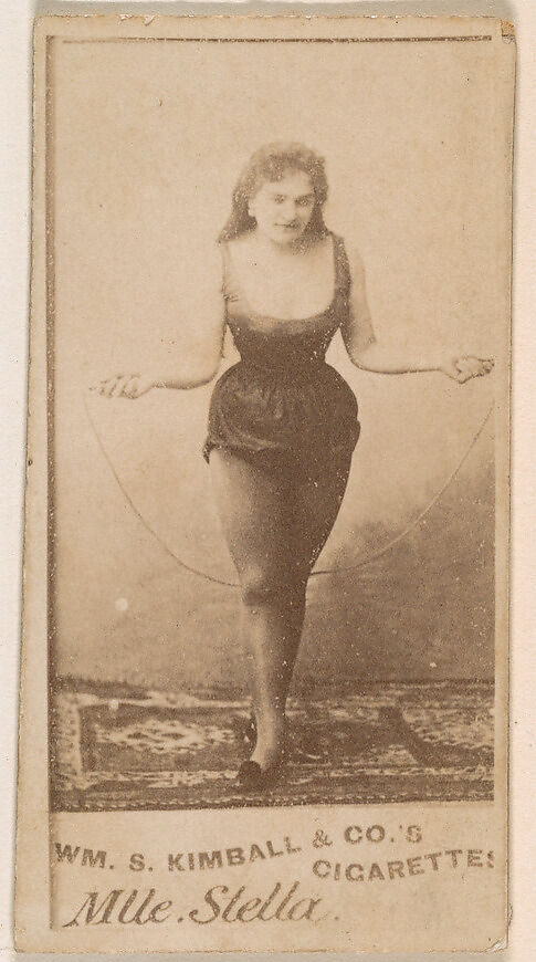 Mlle. Stella, from the Actresses series (N203) issued by Wm. S. Kimball & Co., Issued by William S. Kimball &amp; Company, Commercial color lithograph 