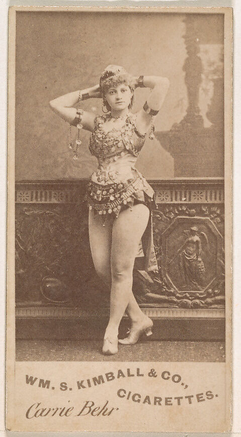Carrie Behr, from the Actresses series (N203) issued by Wm. S. Kimball & Co., Issued by William S. Kimball &amp; Company, Commercial color lithograph 
