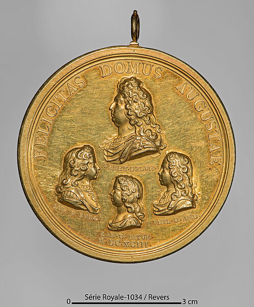 Famille Royale, Possibly Jacques Roëttiers (French, St-Germain-en-Laye 1707–1784 Paris), Gold, French 