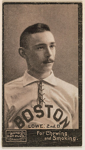 Lowe, 2nd Base, Boston, from Mayo's Cut Plug Baseball series (N300)