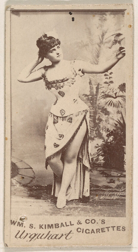 Miss Urquhart, from the Actresses series (N203) issued by Wm. S. Kimball & Co., Issued by William S. Kimball &amp; Company, Commercial color lithograph 