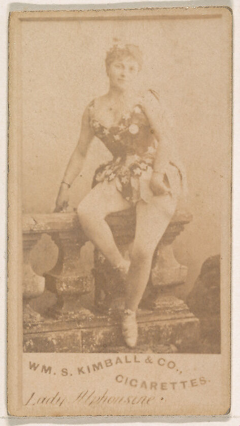 Lady Alphonsene, from the Actresses series (N203) issued by Wm. S. Kimball & Co., Issued by William S. Kimball &amp; Company, Commercial color lithograph