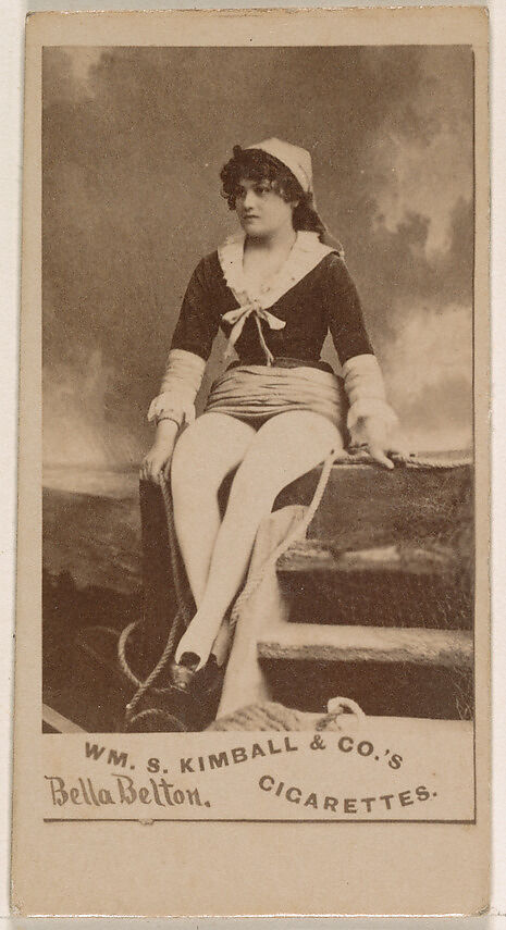 Bella Betton, from the Actresses series (N203) issued by Wm. S. Kimball & Co., Issued by William S. Kimball &amp; Company, Commercial color lithograph
