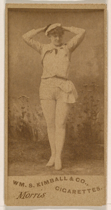 Miss Morris, from the Actresses series (N203) issued by Wm. S. Kimball & Co., Issued by William S. Kimball &amp; Company, Commercial color lithograph 