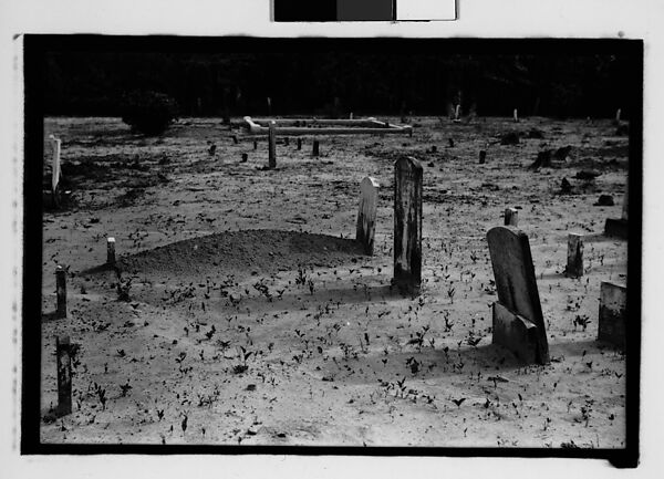 [Thirty-Five 35mm Film Frames on Uncut Roll: Graves and Gravestones, Alabama], Walker Evans (American, St. Louis, Missouri 1903–1975 New Haven, Connecticut), Film negative