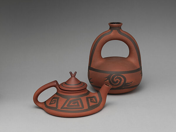 Jug, Clifton Art Pottery (1905–11), Earthenware, American