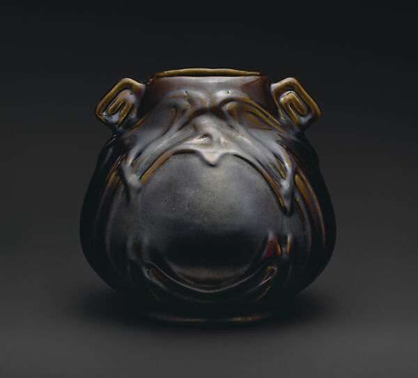 Vase  with handles, J. B. Owens Pottery Company (1891–1907), Earthenware, American 