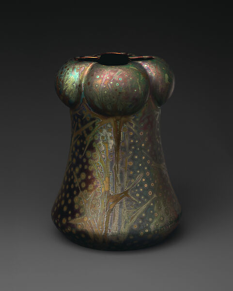 Vase, S. A. Weller Pottery (1888–1948), Earthenware, American 