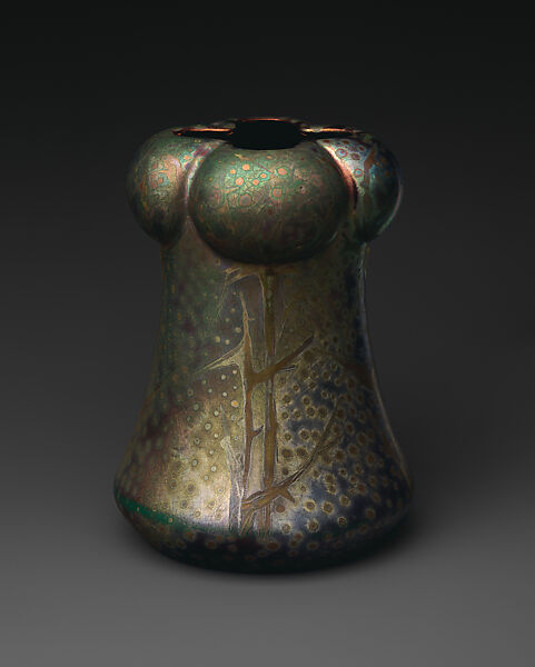 Vase, S. A. Weller Pottery (1888–1948), Earthenware, American