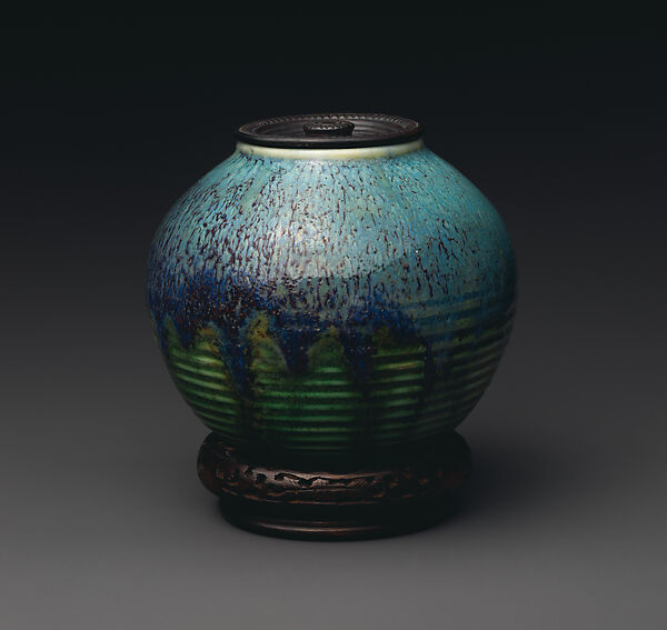 Covered Vase, Adelaide Alsop Robineau (American, Middletown, Connecticut, 1865–1929 Syracuse, New York), Porcelain, American 