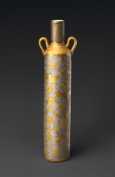 Bottle, M. Louise McLaughlin (American, Cincinnati, Ohio 1847–1939 Cincinnati, Ohio), Porcelain, American 
