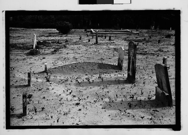 [Thirty-Six 35mm Film Frames on Uncut Roll: Graves and Gravestones, Alabama], Walker Evans (American, St. Louis, Missouri 1903–1975 New Haven, Connecticut), Film negative