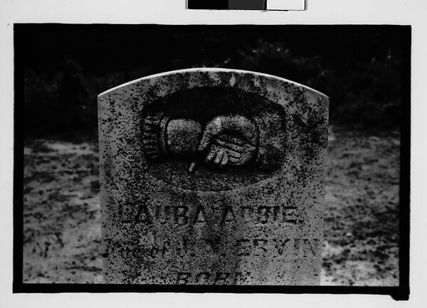 [Thirty-Six 35mm Film Frames on Uncut Roll: Graves and Gravestones, Alabama], Walker Evans (American, St. Louis, Missouri 1903–1975 New Haven, Connecticut), Film negative