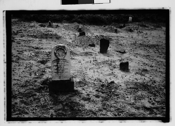 [Thirty-Six 35mm Film Frames on Uncut Roll: Graves and Gravestones, Alabama], Walker Evans (American, St. Louis, Missouri 1903–1975 New Haven, Connecticut), Film negative