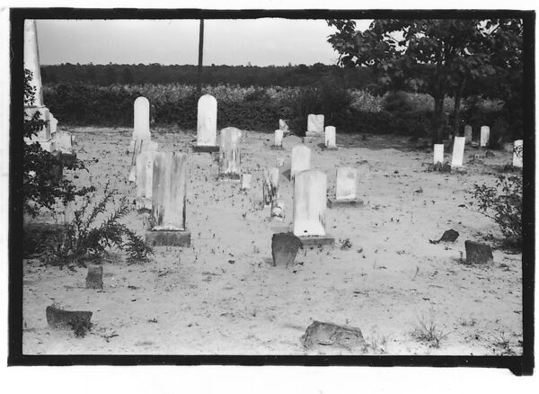 [Thirty-Six 35mm Film Frames on Uncut Roll: Graves and Gravestones, Alabama], Walker Evans (American, St. Louis, Missouri 1903–1975 New Haven, Connecticut), Film negative