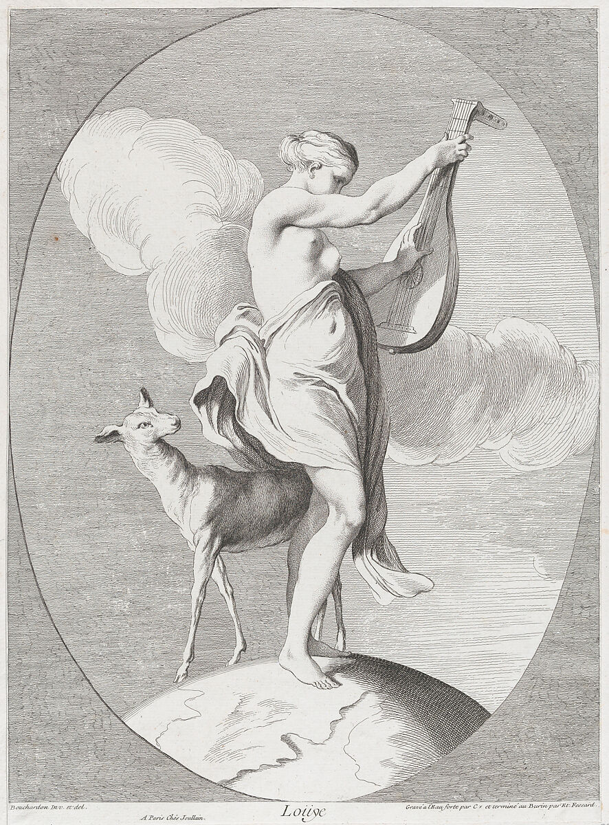 Hearing, Etched by Anne Claude Philippe de Tubières, comte de Caylus (French, Paris 1692–1765 Paris), Etching and engraving 