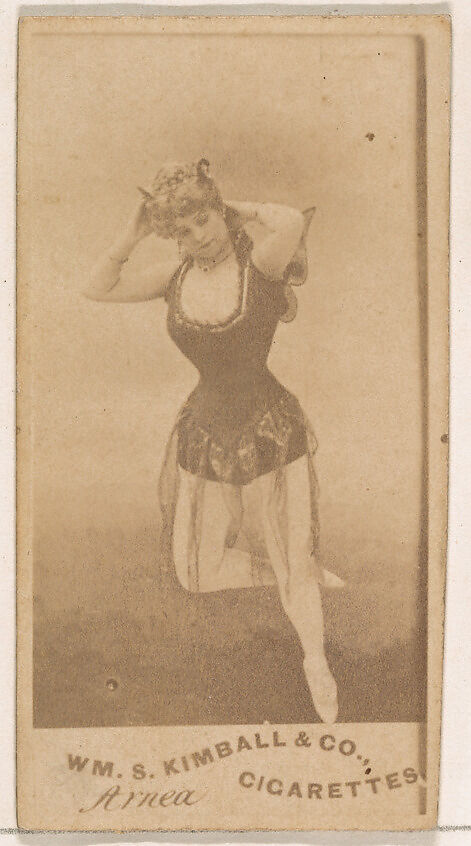 Miss Arnea, from the Actresses series (N203) issued by Wm. S. Kimball & Co., Issued by William S. Kimball &amp; Company, Commercial color lithograph 