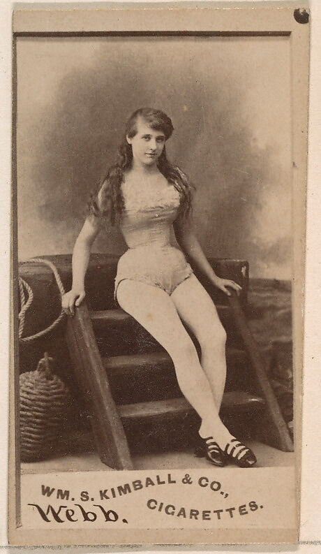 Miss Webb, from the Actresses series (N203) issued by Wm. S. Kimball & Co., Issued by William S. Kimball &amp; Company, Commercial color lithograph 