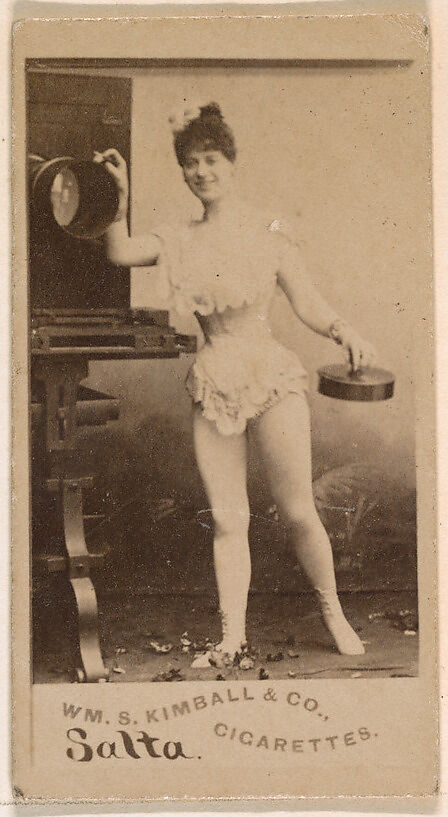 Miss Salta, from the Actresses series (N203) issued by Wm. S. Kimball & Co., Issued by William S. Kimball &amp; Company, Commercial color lithograph