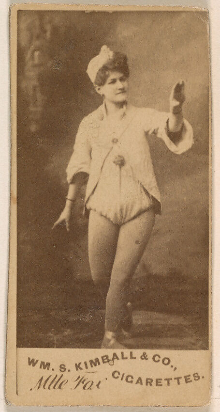 Mlle Fai, from the Actresses series (N203) issued by Wm. S. Kimball & Co., Issued by William S. Kimball &amp; Company, Commercial color lithograph 