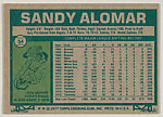 Sandy Alomar, New York Yankees, Topps Chewing Gum Company (American, Brooklyn), Commercial color lithograph