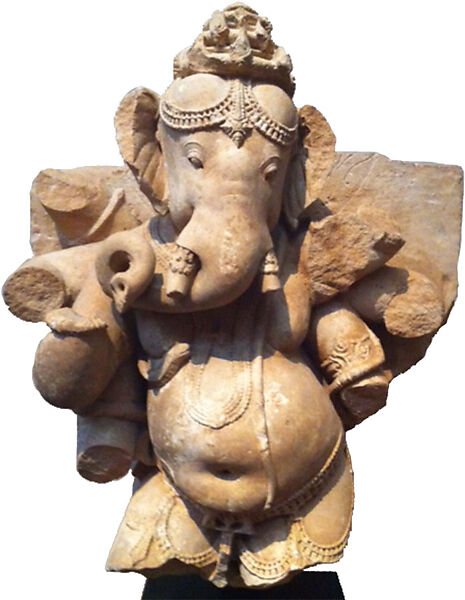 Dancing Ganesha, Sandstone 
