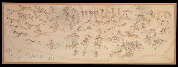 Standing Bear/ Mató Nájin | The Battle of the Bighorn | Minneconjou Lakota/ Teton Sioux, Native American | The Metropolitan Museum Art