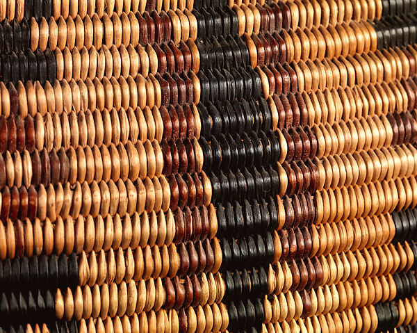 Basket bowl, Carrie Bethel (Mono Lake Paiute, 1898–1974), Willow shoots, sedge root, redbud shoots, and dyed bracken root, Mono Lake Paiute, Native American